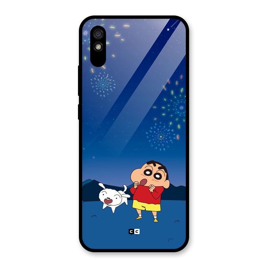 Festival Time Glass Back Case for Redmi 9A