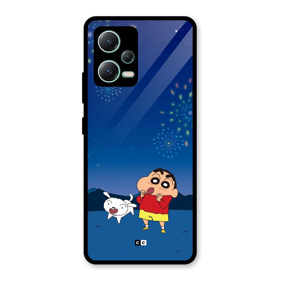 Festival Time Glass Back Case for Redmi Note 12 5G