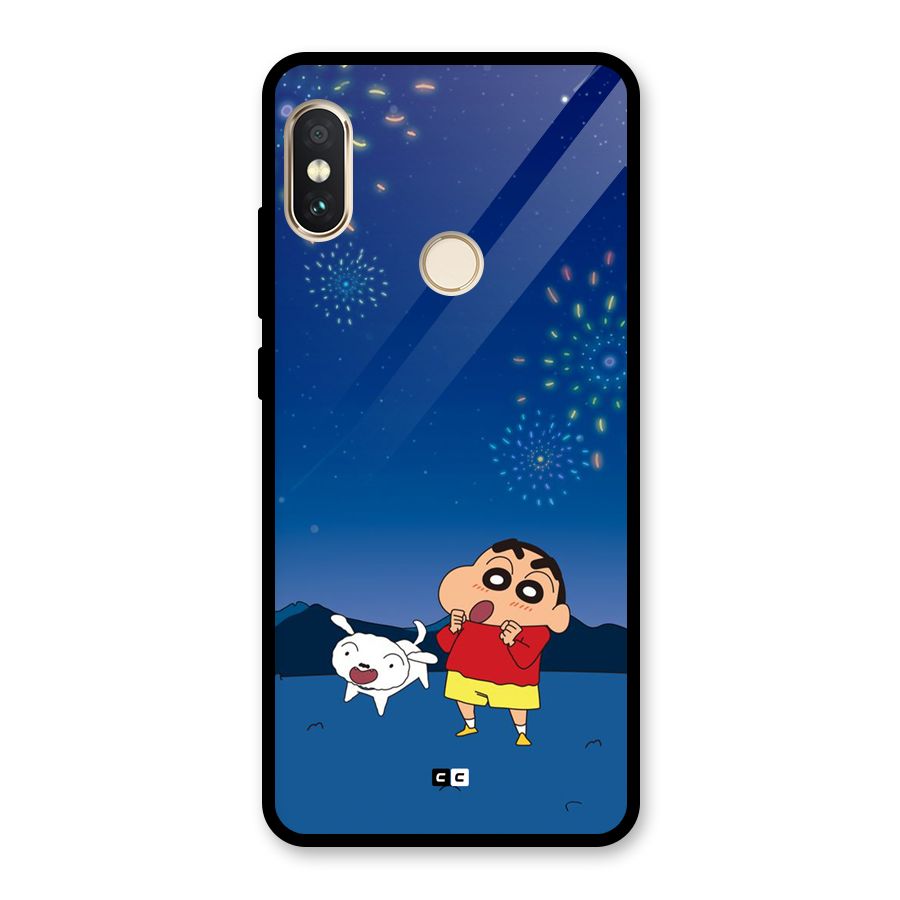 Festival Time Glass Back Case for Redmi Note 5 Pro