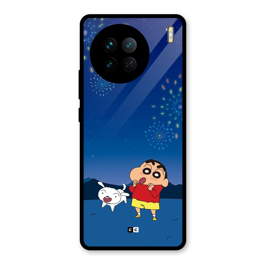 Festival Time Glass Back Case for Vivo X90