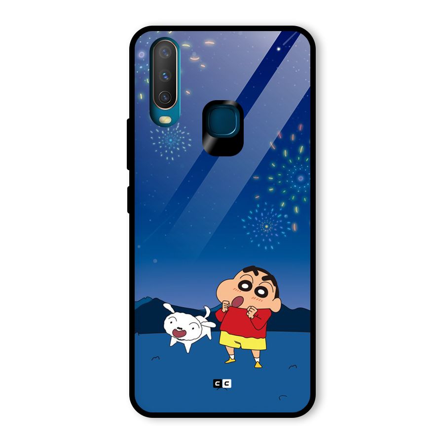 Festival Time Glass Back Case for Vivo Y15