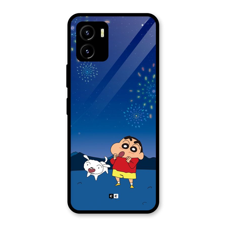 Festival Time Glass Back Case for Vivo Y15s