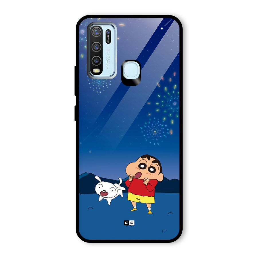 Festival Time Glass Back Case for Vivo Y30