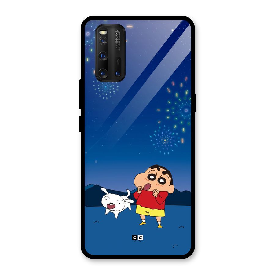 Festival Time Glass Back Case for Vivo iQOO 3