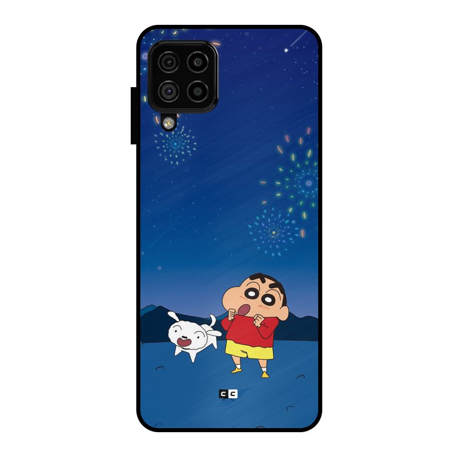 Festival Time Metal Back Case for Galaxy A22 4G