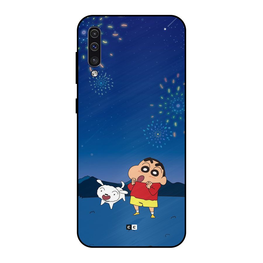 Festival Time Metal Back Case for Galaxy A50