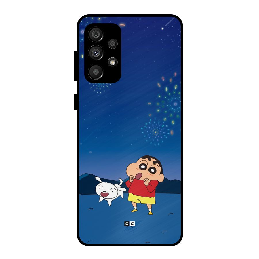 Festival Time Metal Back Case for Galaxy A73 5G
