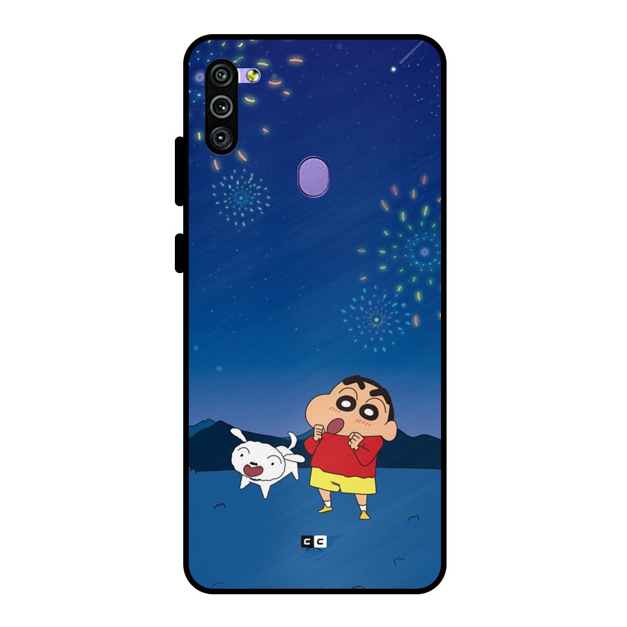 Festival Time Metal Back Case for Galaxy M11