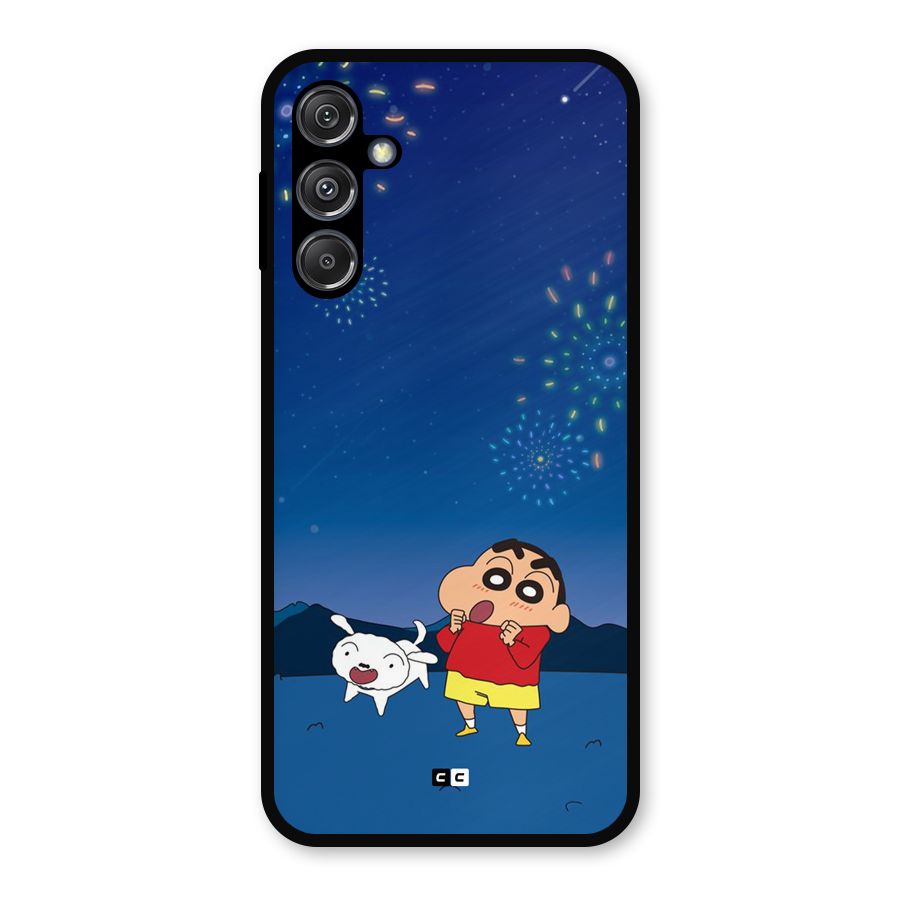 Festival Time Metal Back Case for Galaxy M34 5G