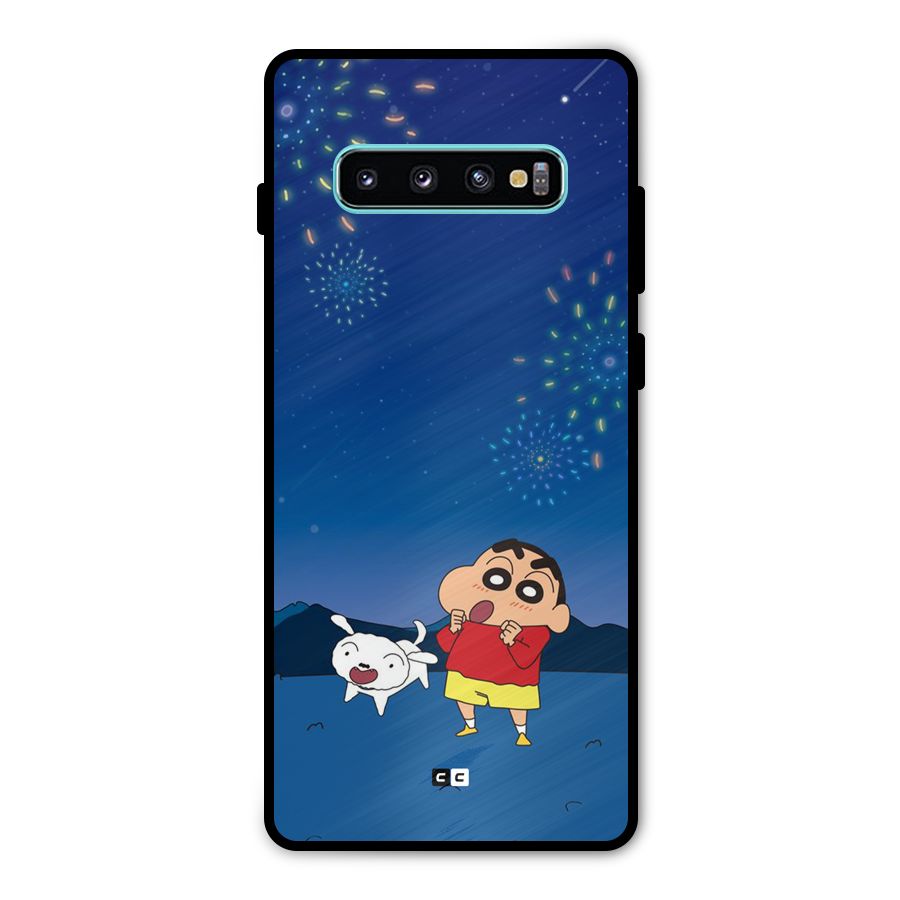 Festival Time Metal Back Case for Galaxy S10 Plus