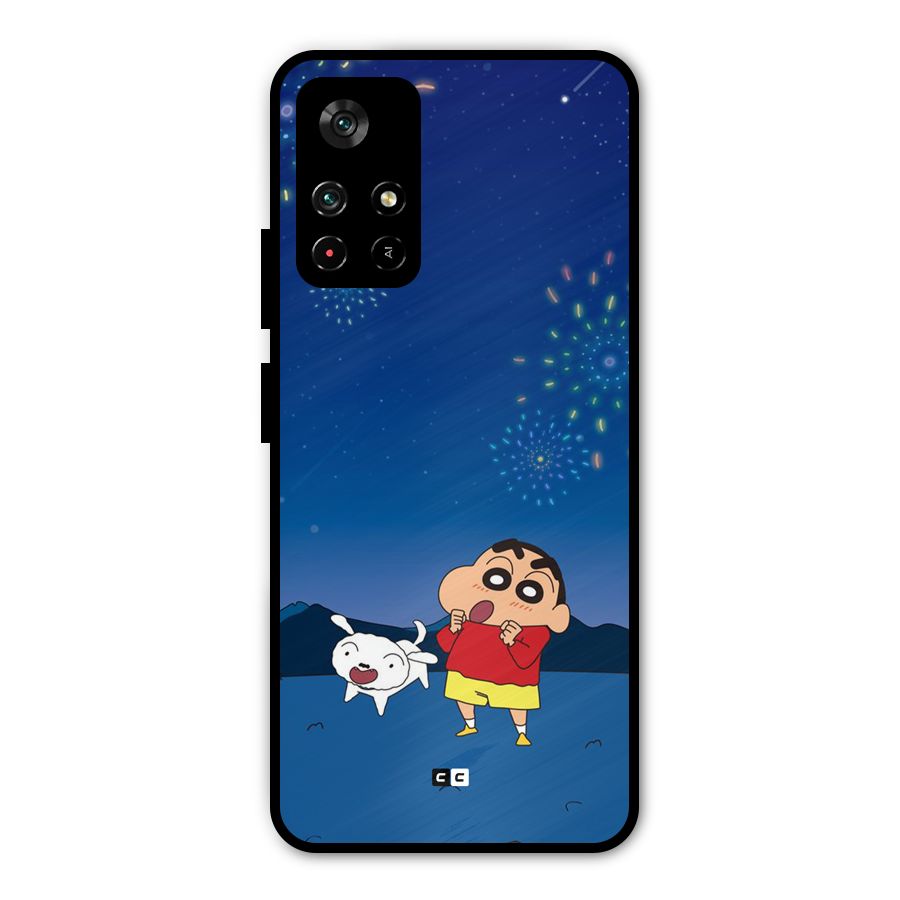 Festival Time Metal Back Case for Poco M4 Pro 5G