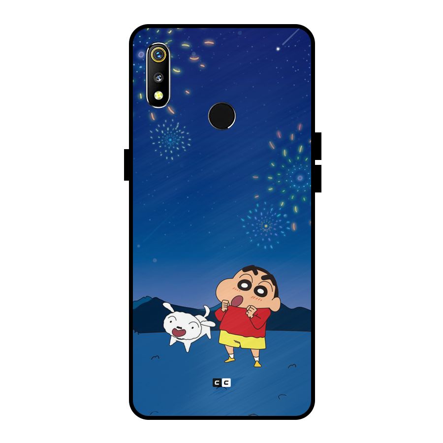 Festival Time Metal Back Case for Realme 3i
