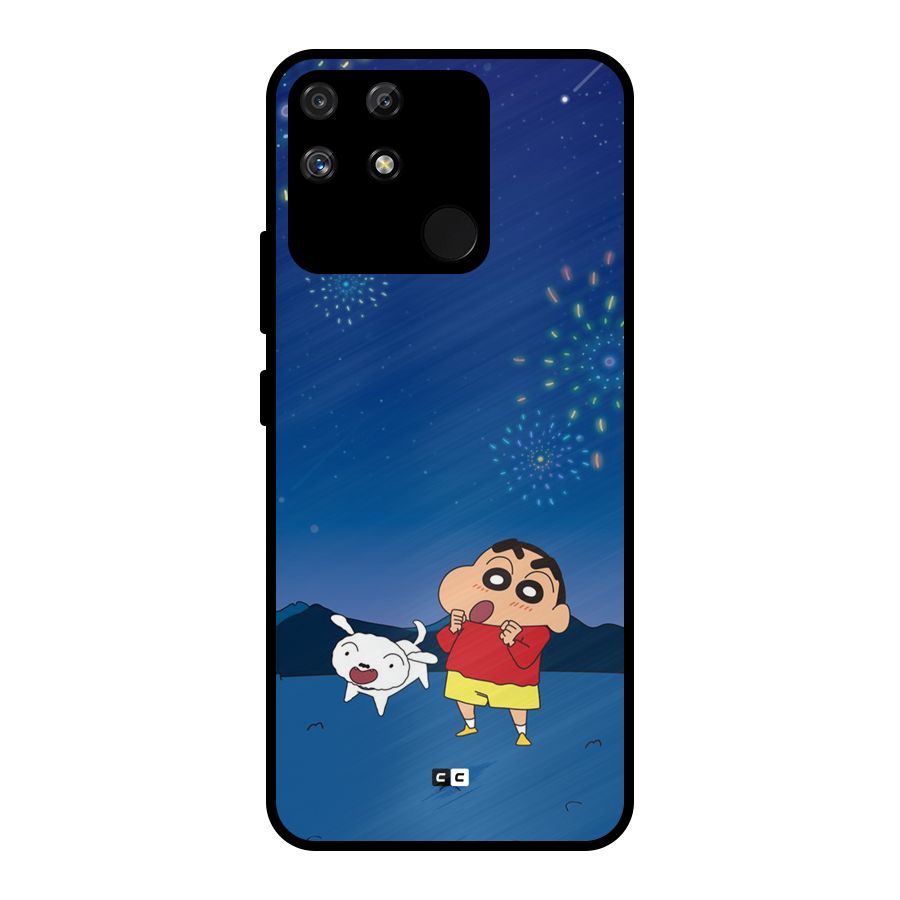 Festival Time Metal Back Case for Realme Narzo 50A