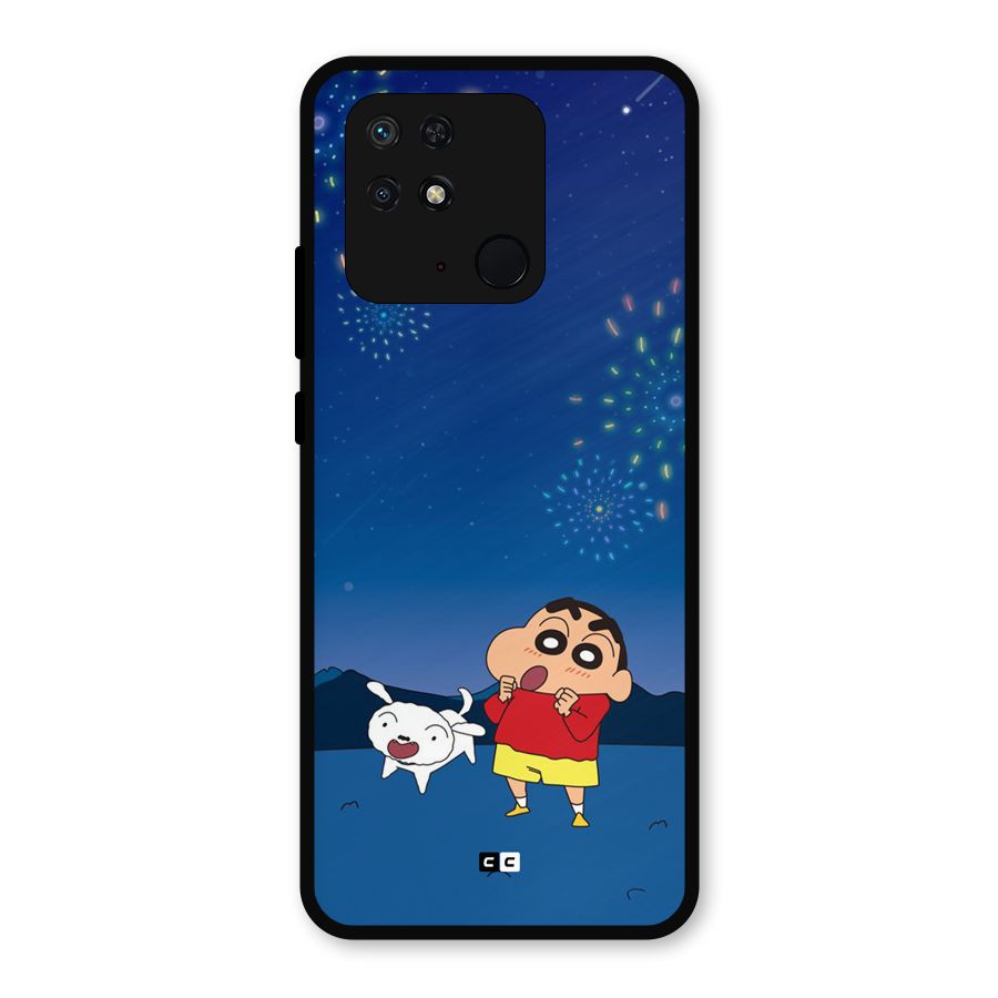 Festival Time Metal Back Case for Redmi 10 Power