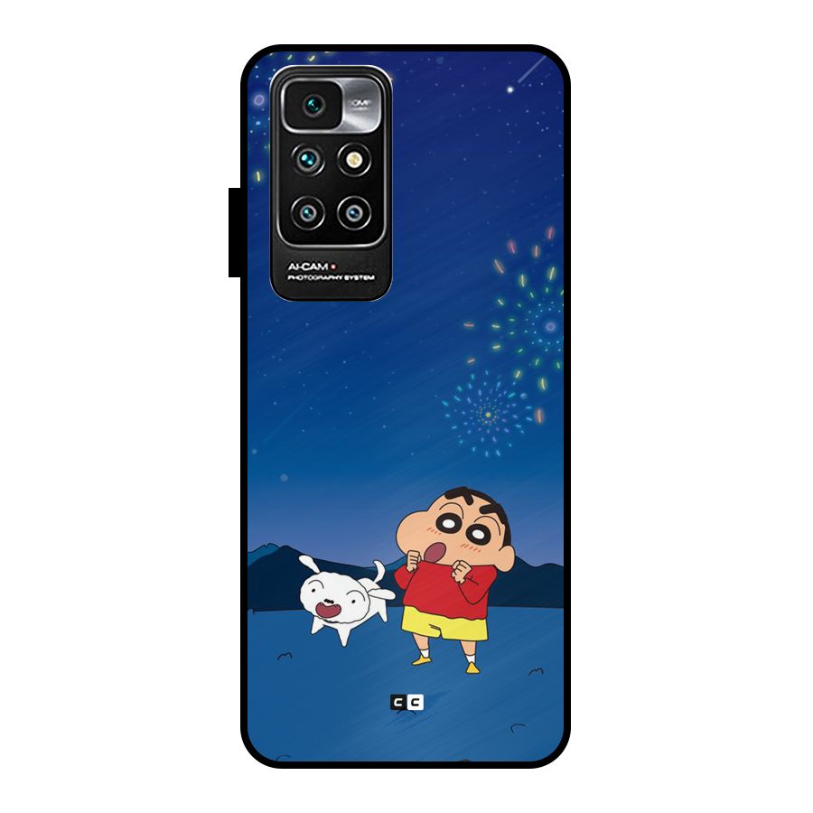 Festival Time Metal Back Case for Redmi 10 Prime