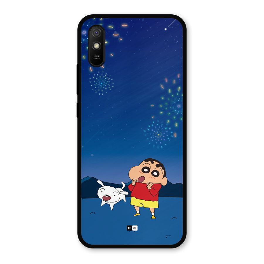 Festival Time Metal Back Case for Redmi 9i
