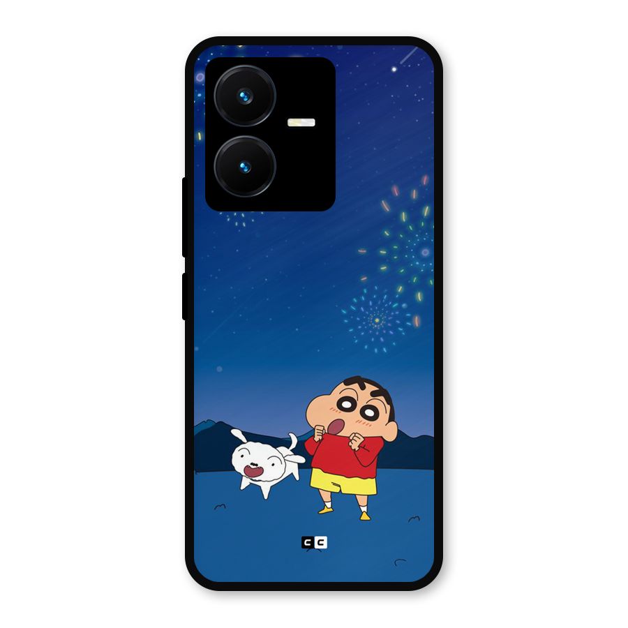 Festival Time Metal Back Case for Vivo Y22