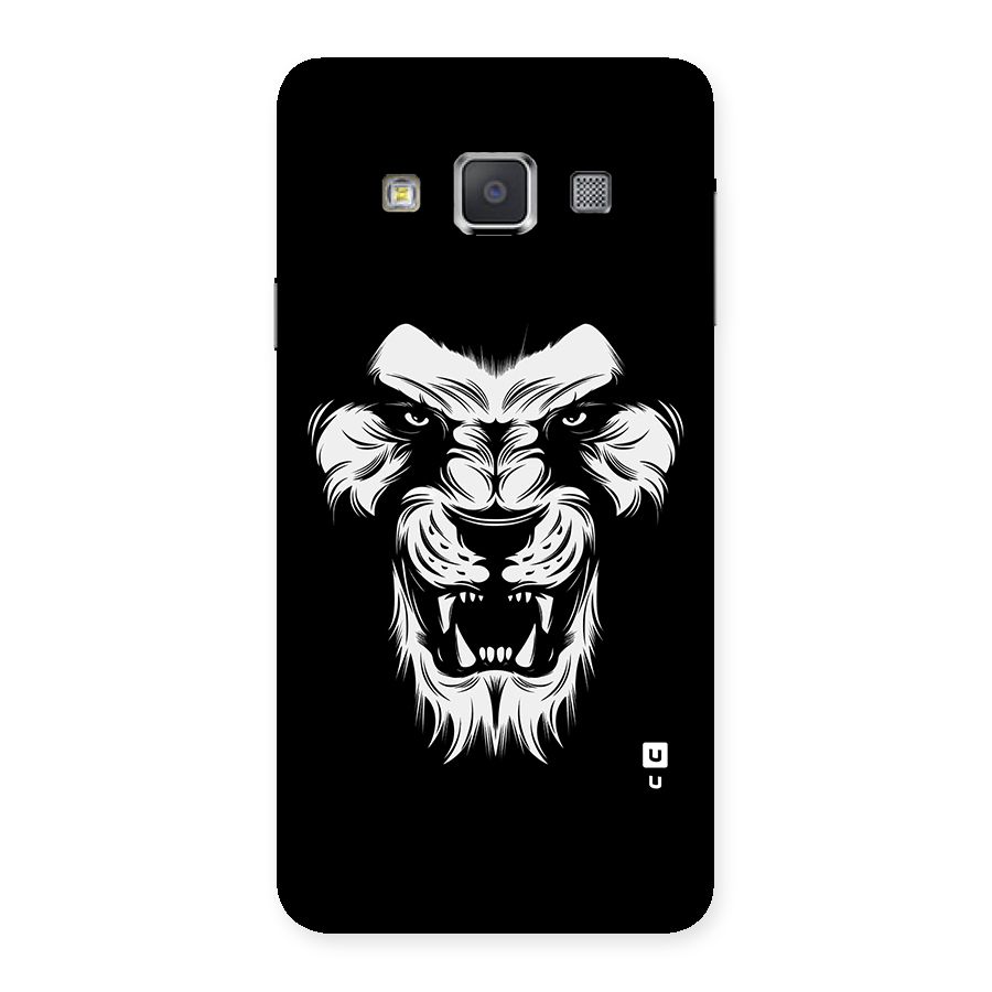 Fierce Lion Digital Art Back Case for Galaxy A3