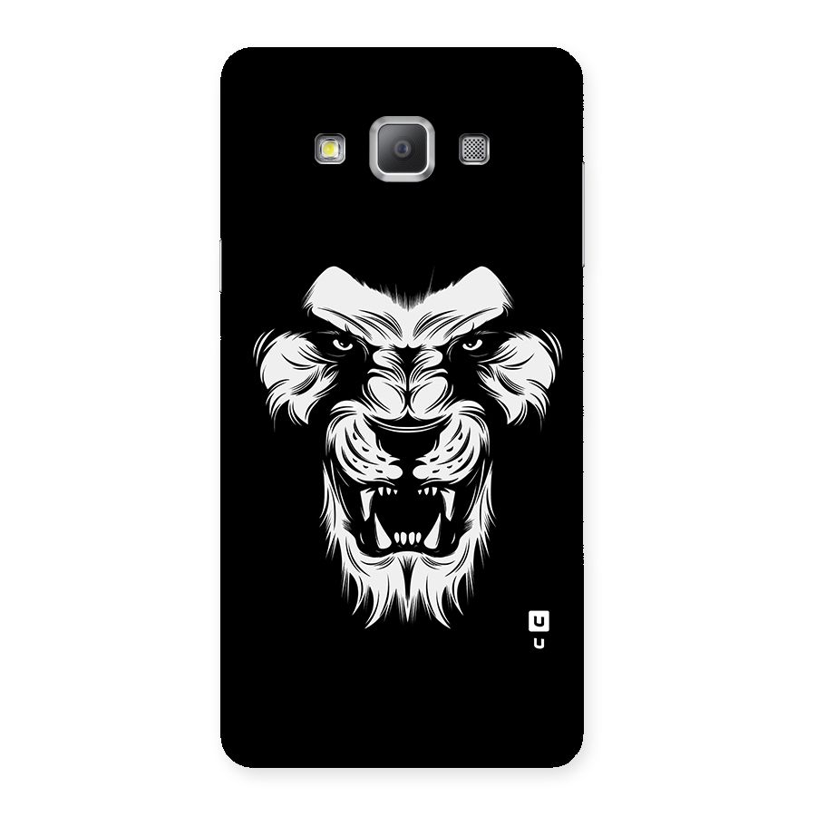 Fierce Lion Digital Art Back Case for Galaxy A7