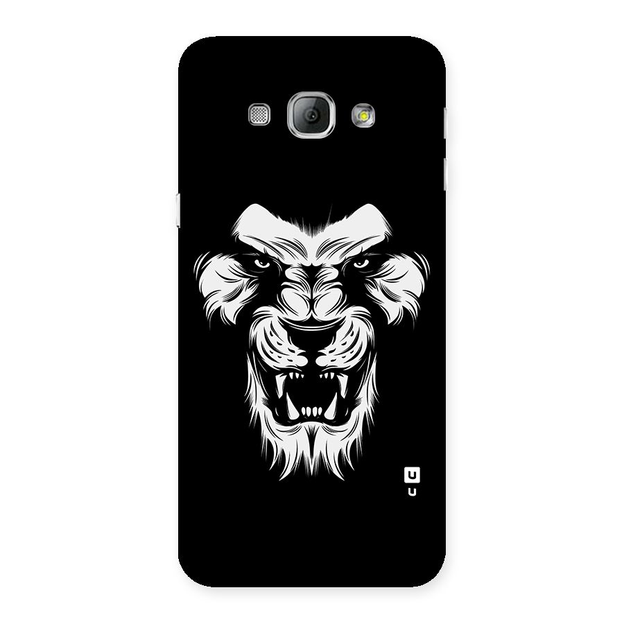 Fierce Lion Digital Art Back Case for Galaxy A8