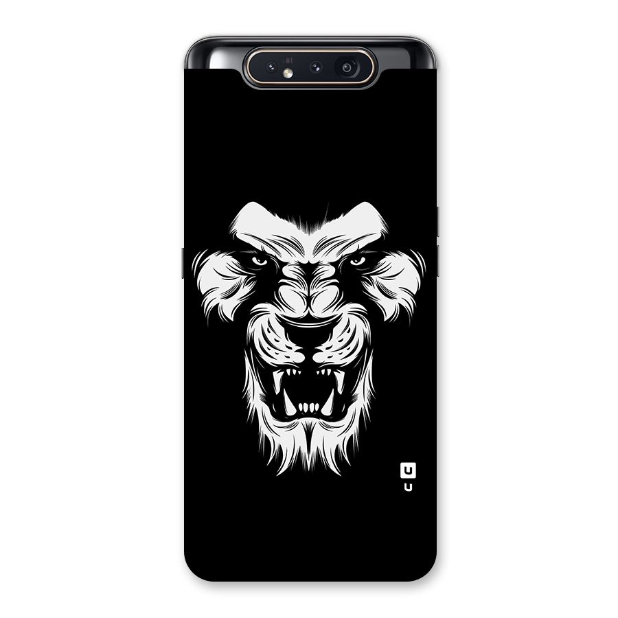 Fierce Lion Digital Art Back Case for Galaxy A80
