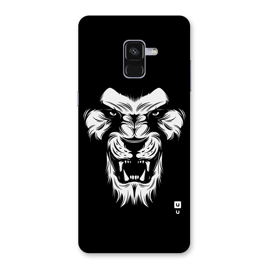 Fierce Lion Digital Art Back Case for Galaxy A8 Plus