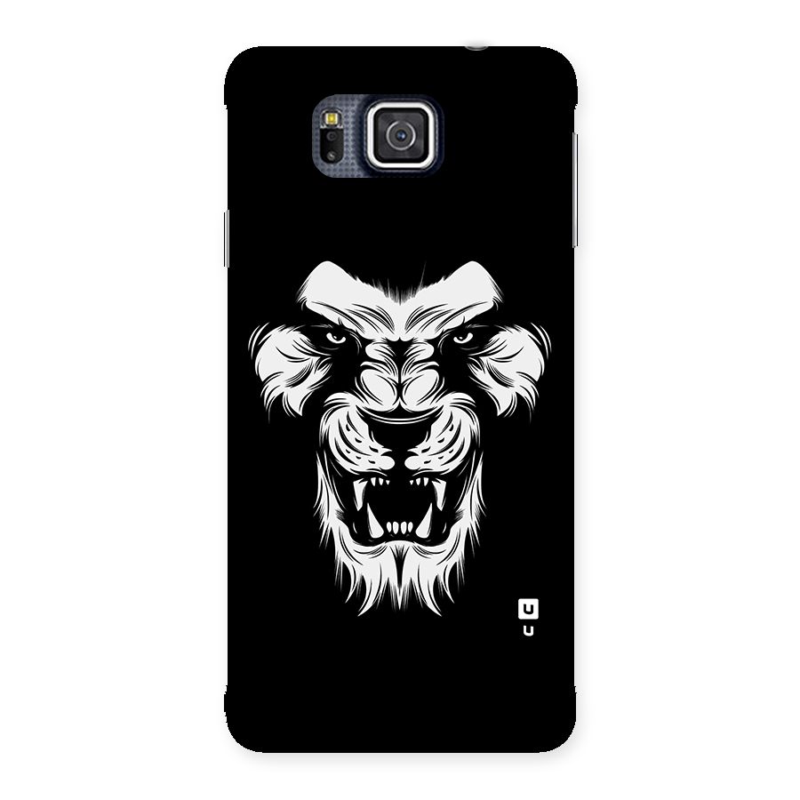 Fierce Lion Digital Art Back Case for Galaxy Alpha