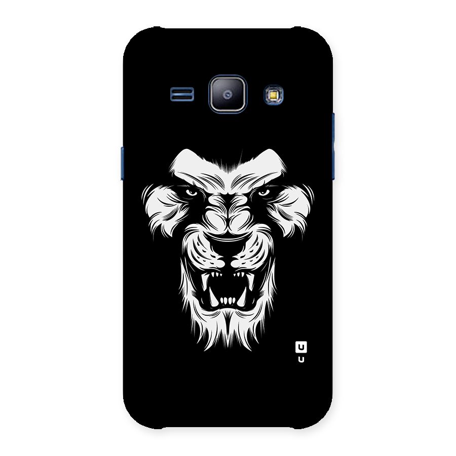 Fierce Lion Digital Art Back Case for Galaxy J1