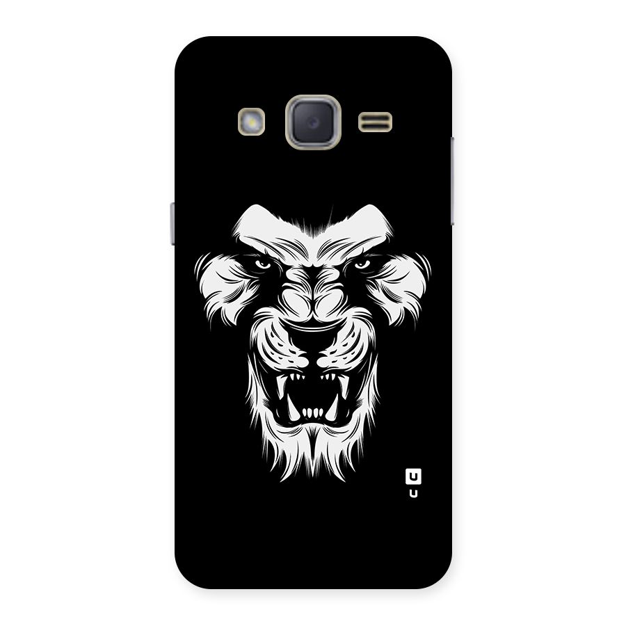 Fierce Lion Digital Art Back Case for Galaxy J2