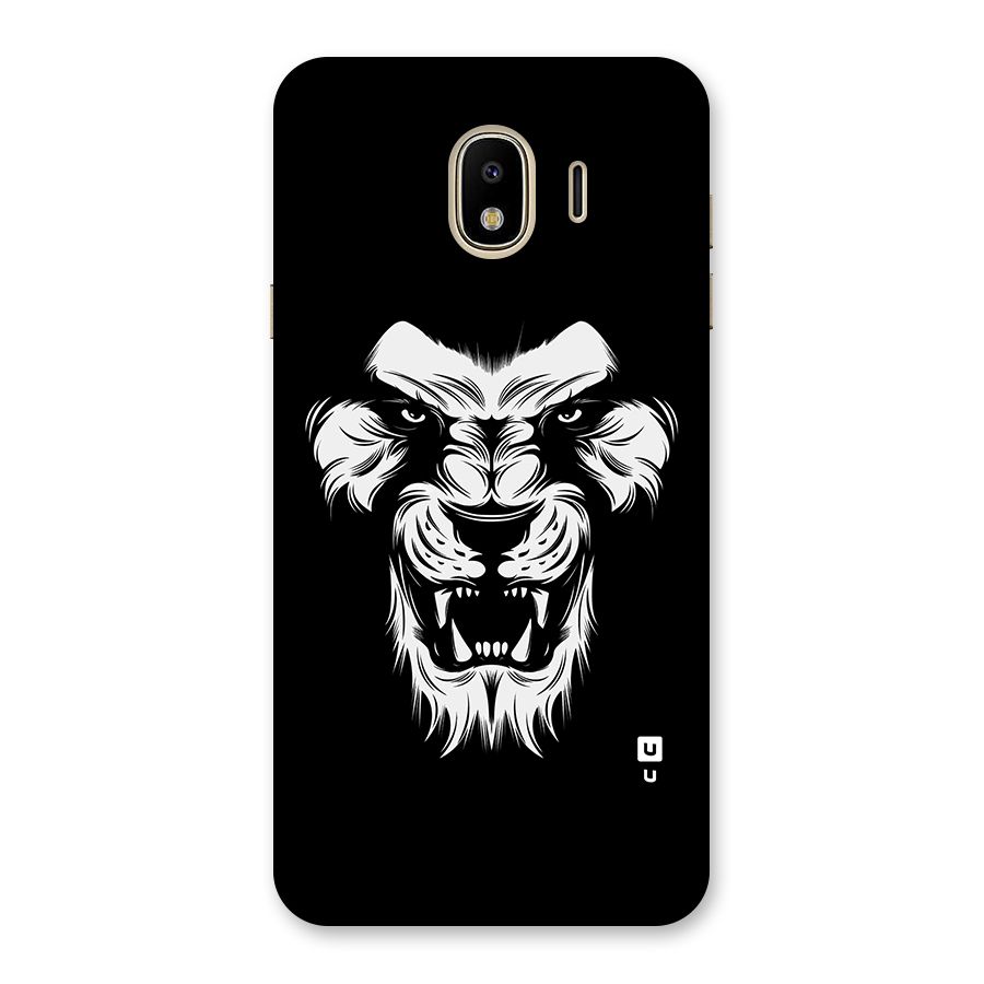 Fierce Lion Digital Art Back Case for Galaxy J4