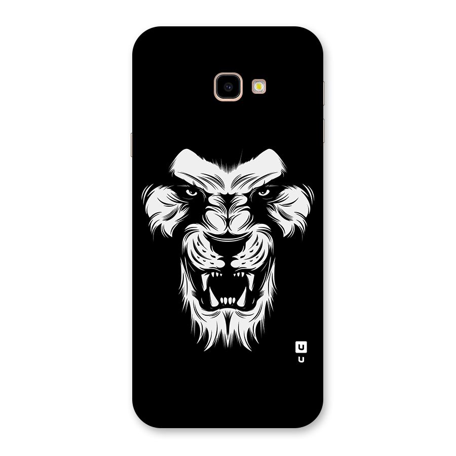 Fierce Lion Digital Art Back Case for Galaxy J4 Plus
