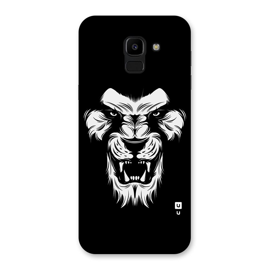Fierce Lion Digital Art Back Case for Galaxy J6