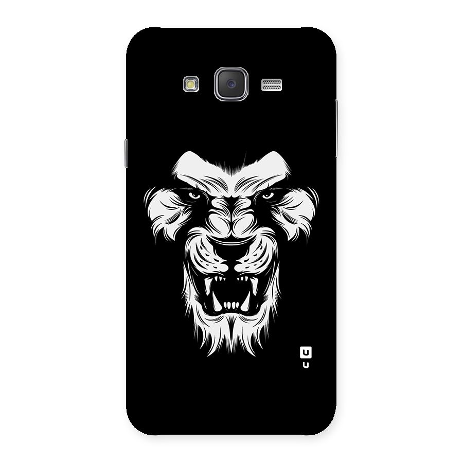 Fierce Lion Digital Art Back Case for Galaxy J7