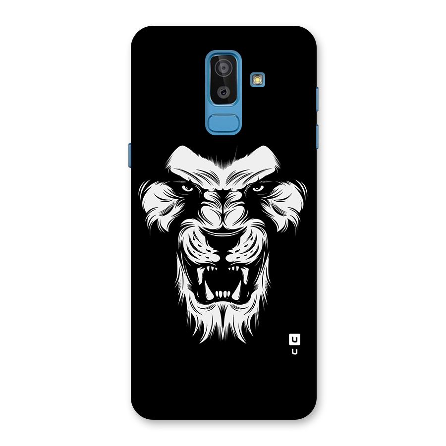 Fierce Lion Digital Art Back Case for Galaxy J8