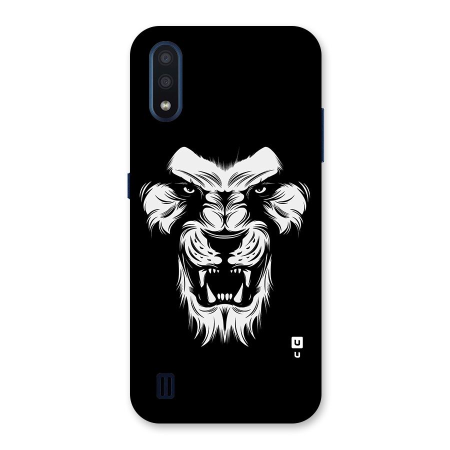Fierce Lion Digital Art Back Case for Galaxy M01