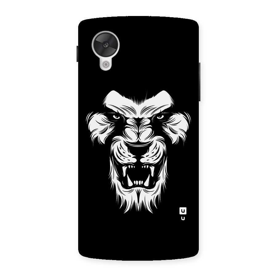 Fierce Lion Digital Art Back Case for Google Nexsus 5