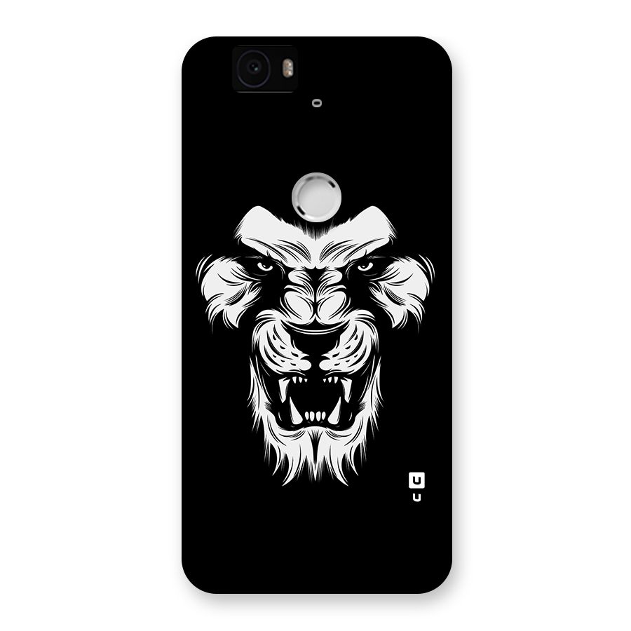 Fierce Lion Digital Art Back Case for Google Nexus-6P