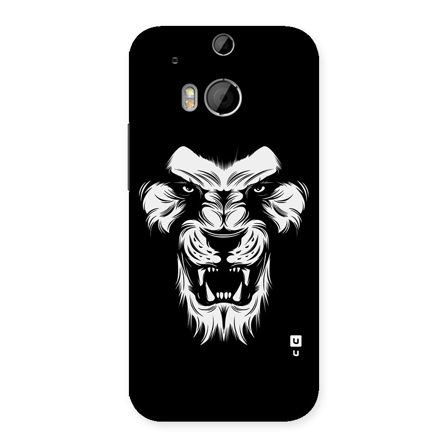 Fierce Lion Digital Art Back Case for HTC One M8