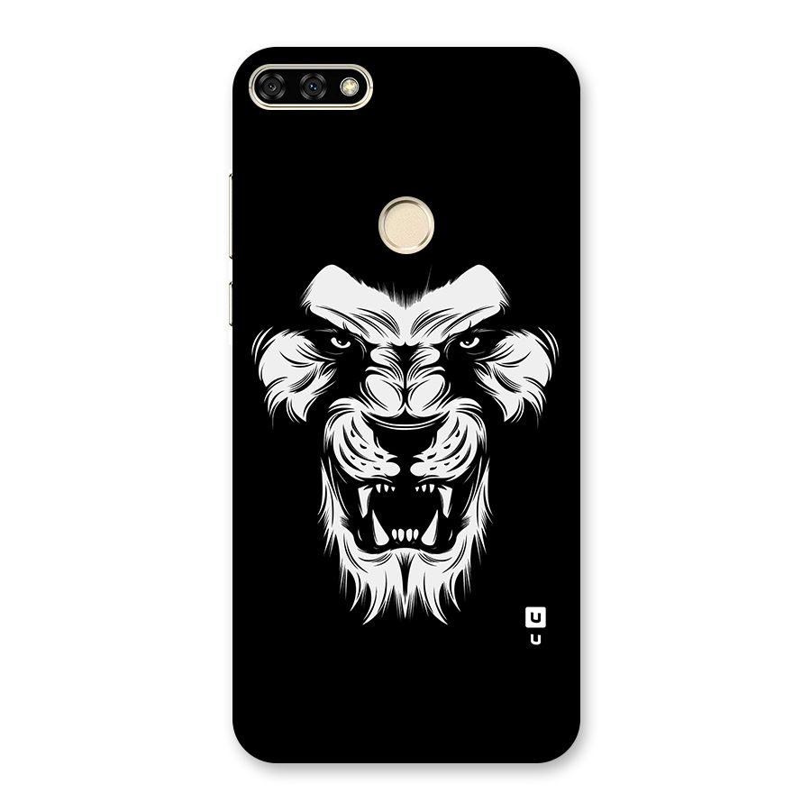 Fierce Lion Digital Art Back Case for Honor 7A