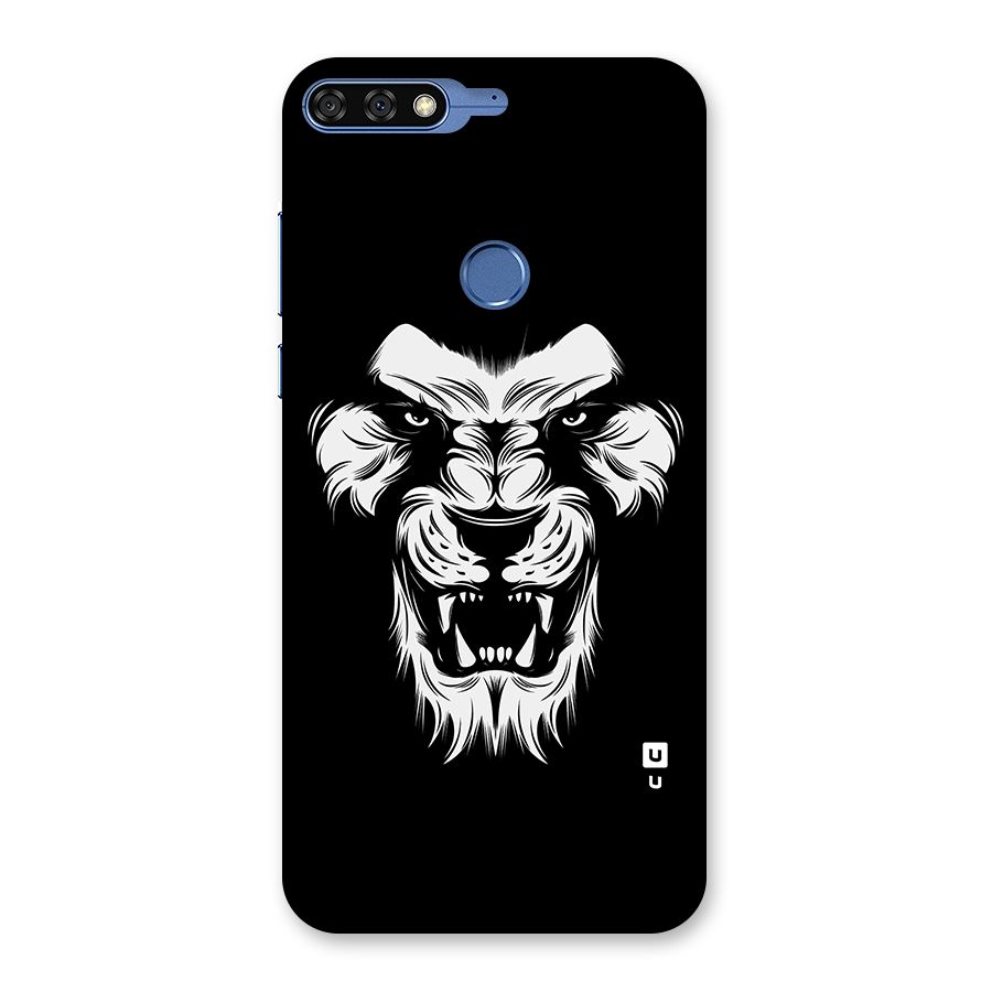 Fierce Lion Digital Art Back Case for Honor 7C