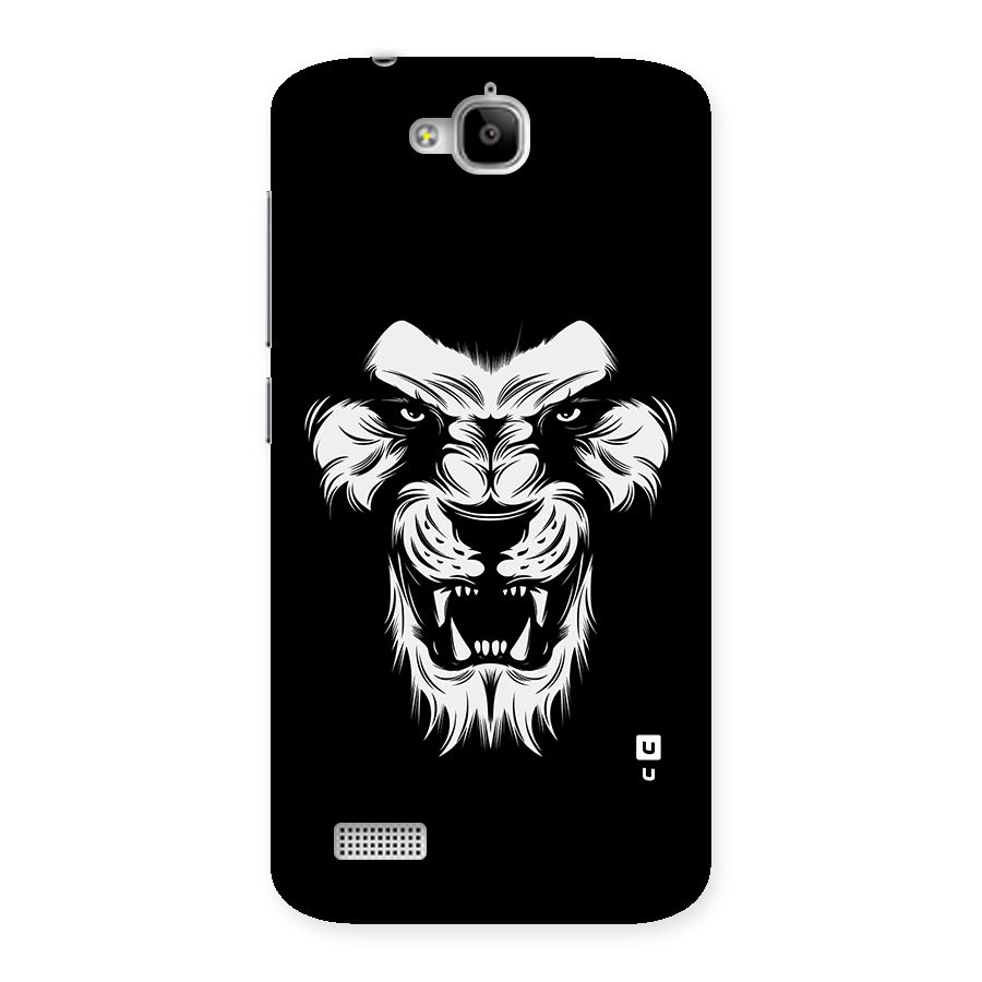 Fierce Lion Digital Art Back Case for Honor Holly