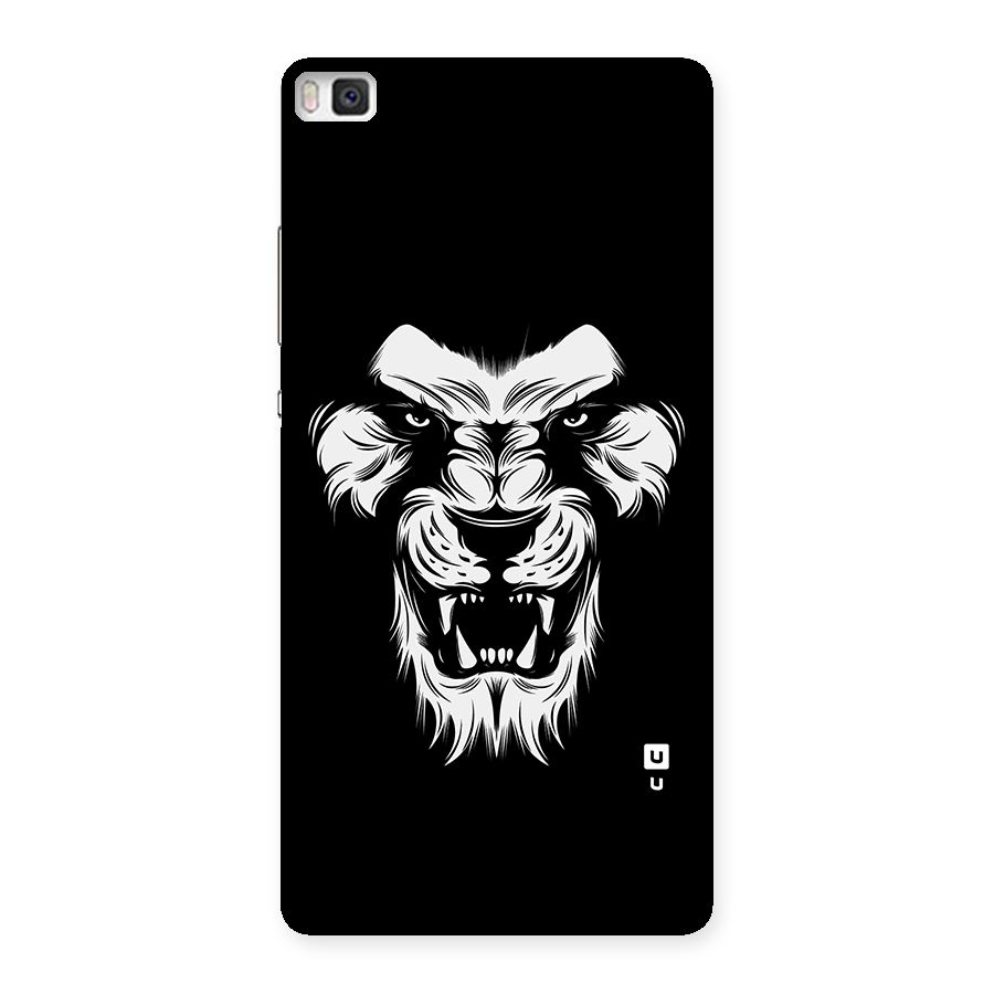 Fierce Lion Digital Art Back Case for Huawei P8