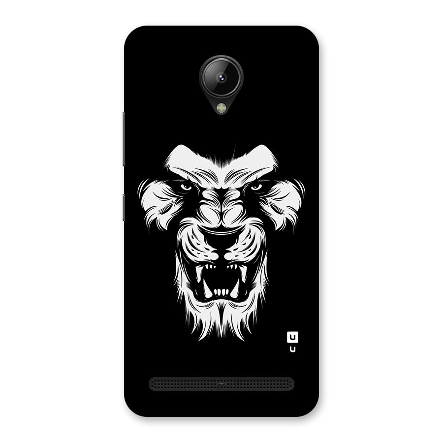 Fierce Lion Digital Art Back Case for Lenovo C2