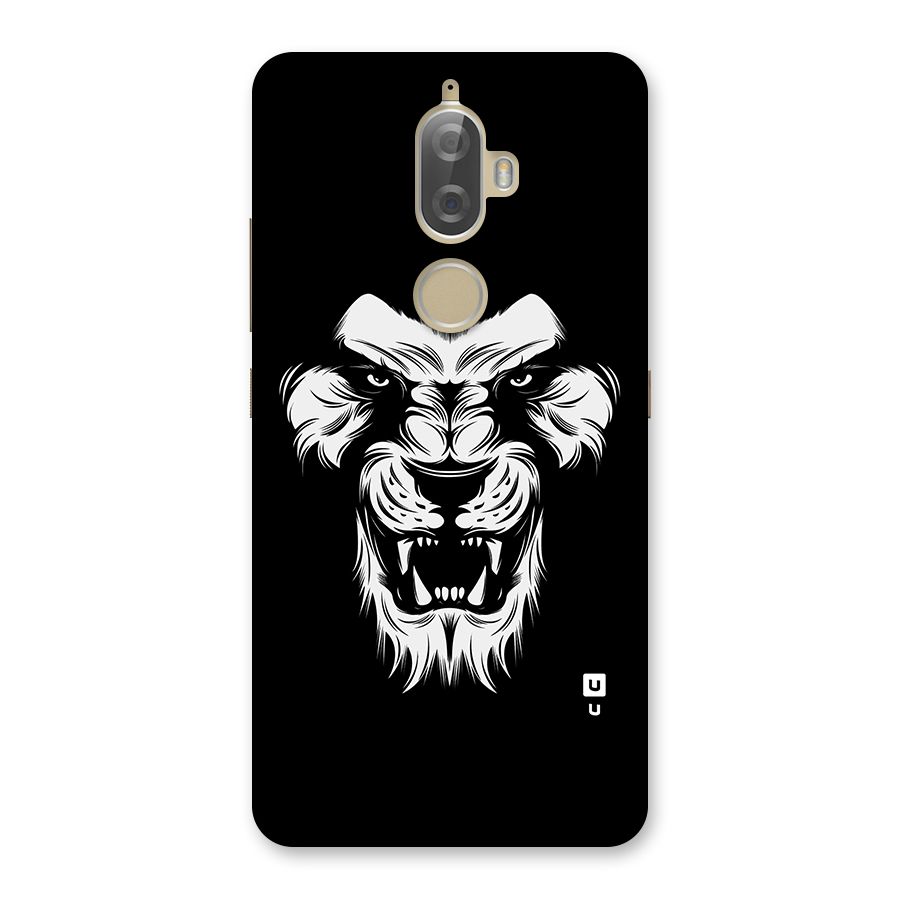 Fierce Lion Digital Art Back Case for Lenovo K8 Plus