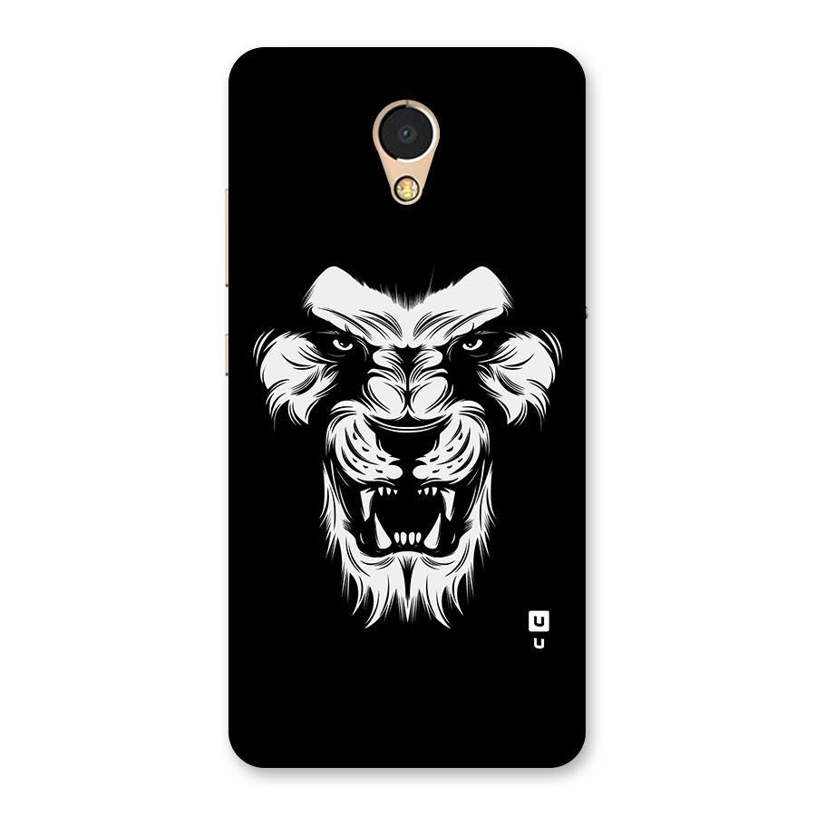 Fierce Lion Digital Art Back Case for Lenovo P2