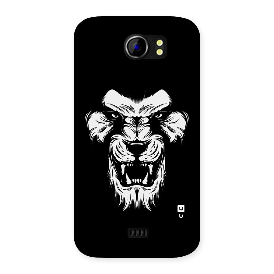 Fierce Lion Digital Art Back Case for Micromax Canvas 2 A110