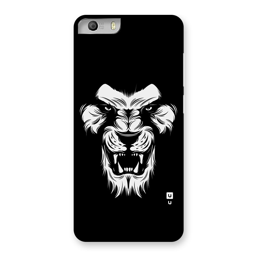 Fierce Lion Digital Art Back Case for Micromax Canvas Knight 2