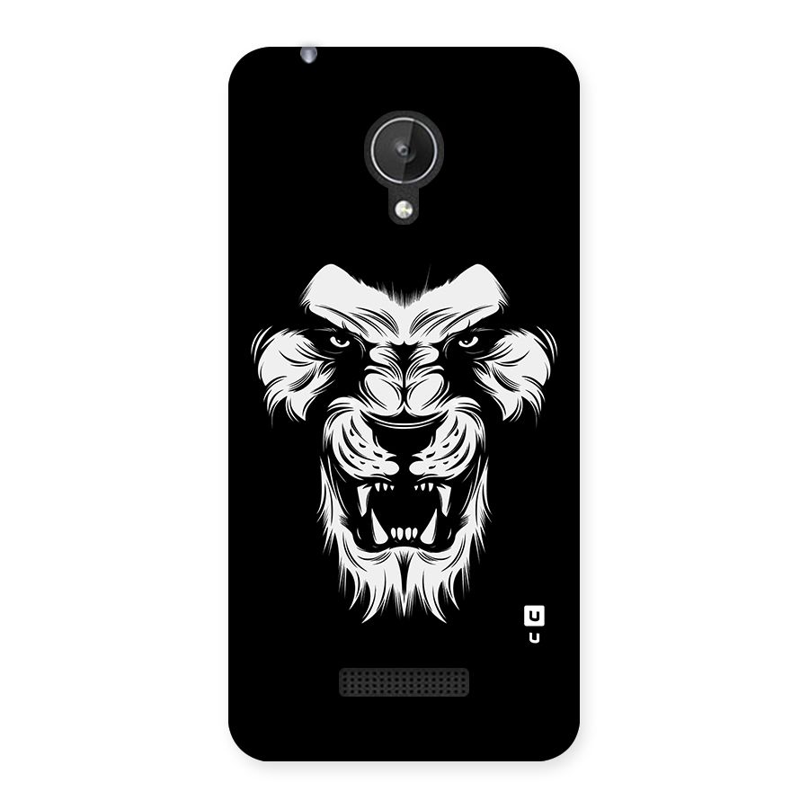 Fierce Lion Digital Art Back Case for Micromax Canvas Spark Q380