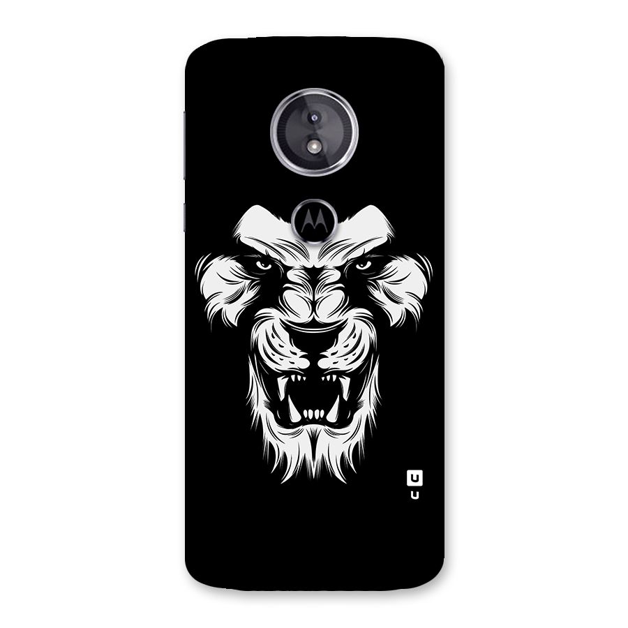 Fierce Lion Digital Art Back Case for Moto E5