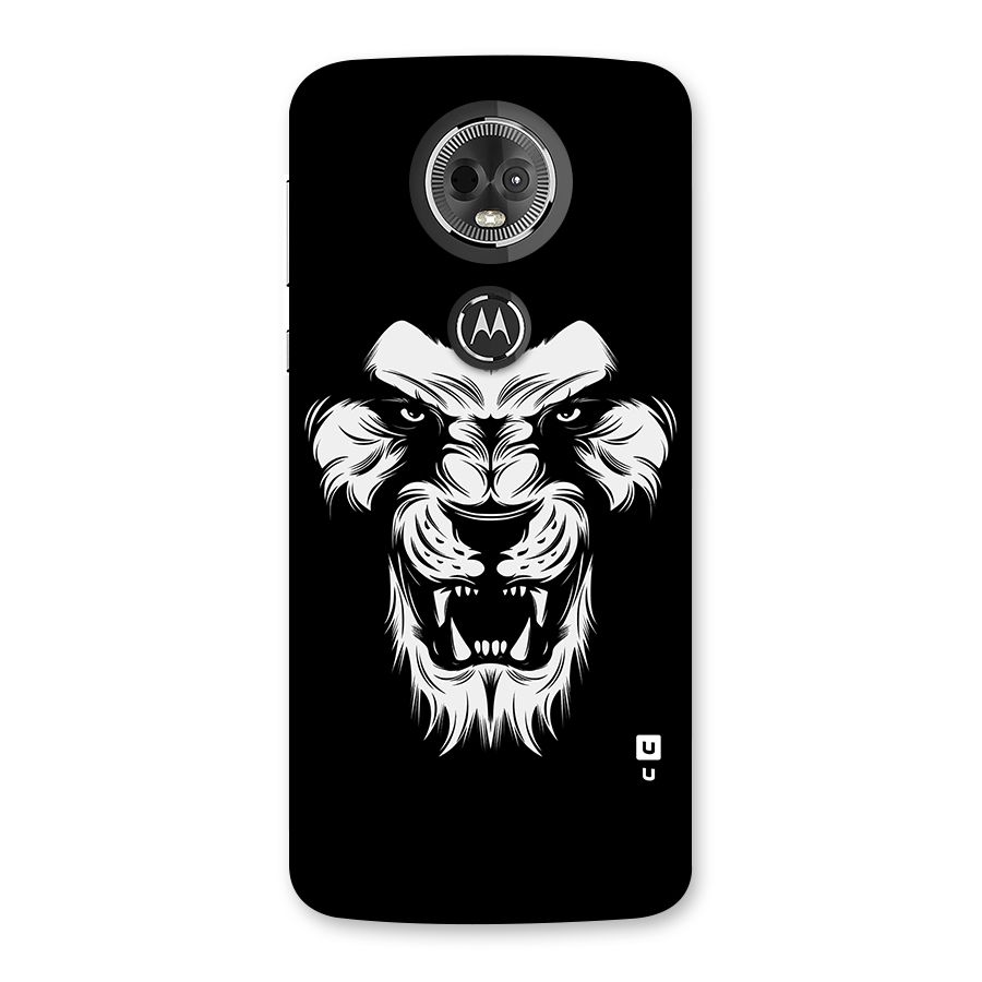 Fierce Lion Digital Art Back Case for Moto E5 Plus